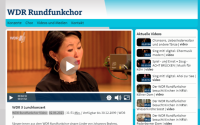 WDR Rundfunkchor Video 02.06.2021